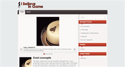 Desktop Screenshot of ibelieveingame.com